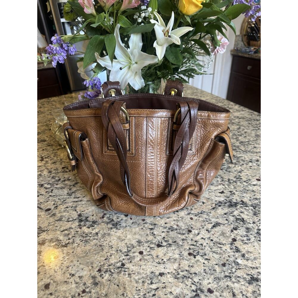 Vintage Coach Dylan Soho Tote Whiskey, 2006, 10050